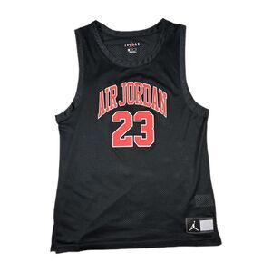 Air Jordan DNA Distorted Jersey UNC Chicago Bulls Black Mens Large